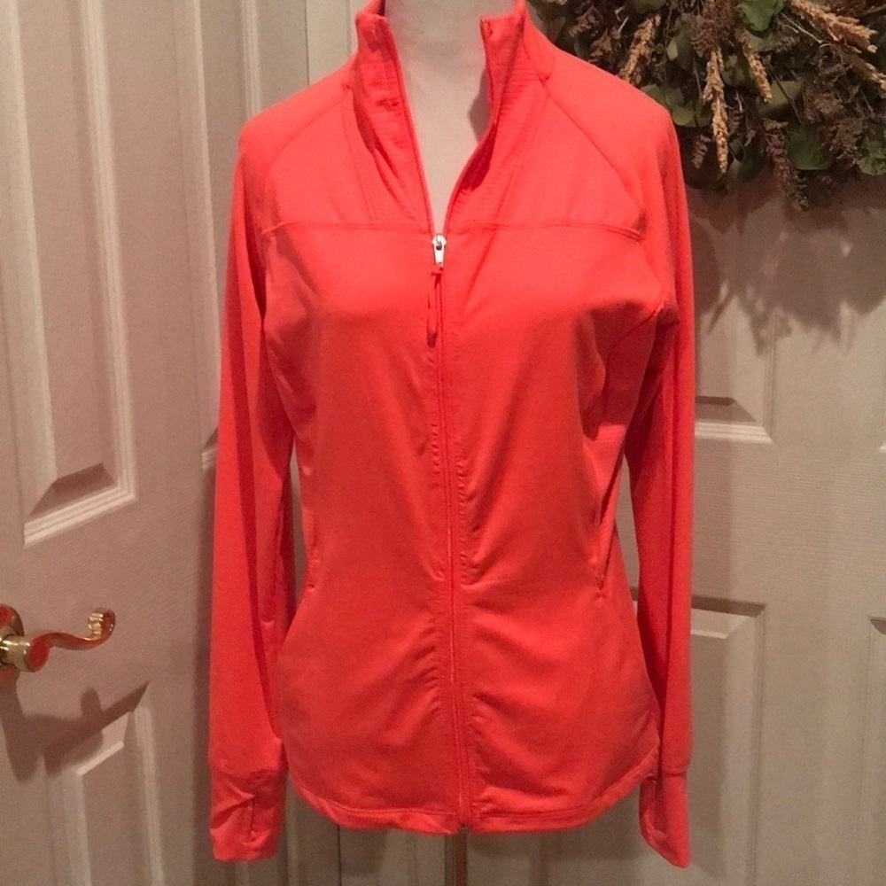 Tangerine brand full zip workout jacket